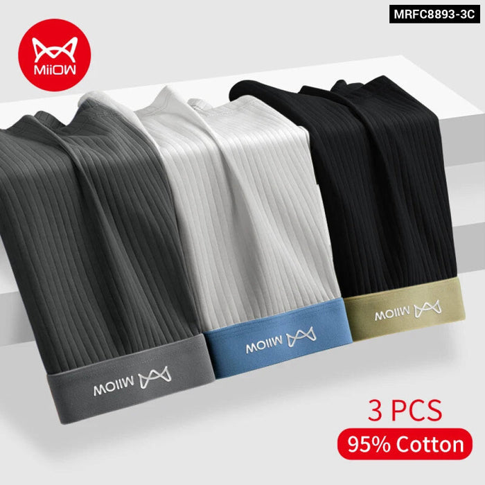 Pack Of 3 Breathable Cotton Mens Boxers