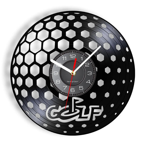 Vintage Golf Ball Wall Clock