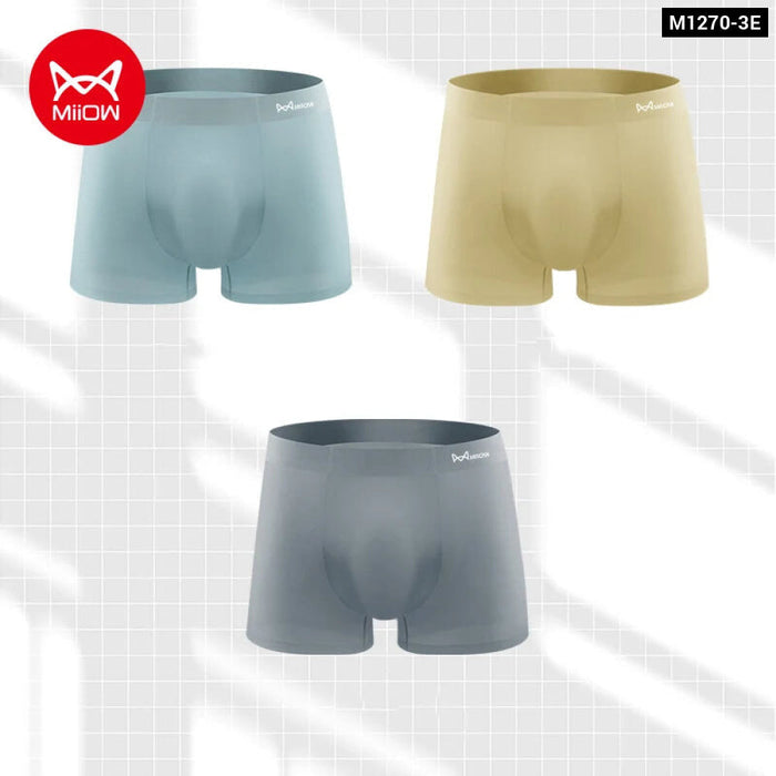 Pack Of 3 Ice Silk Mens Boxers