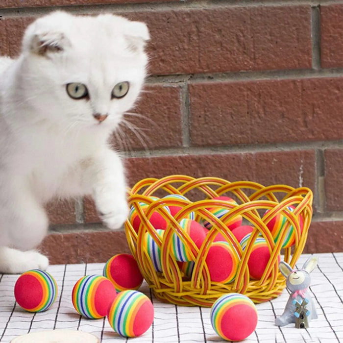 Soft Foam Cat Toy Balls