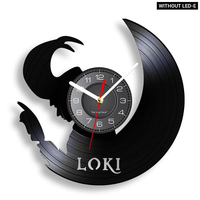 Retro Loki Vinyl Lp Wall Clock