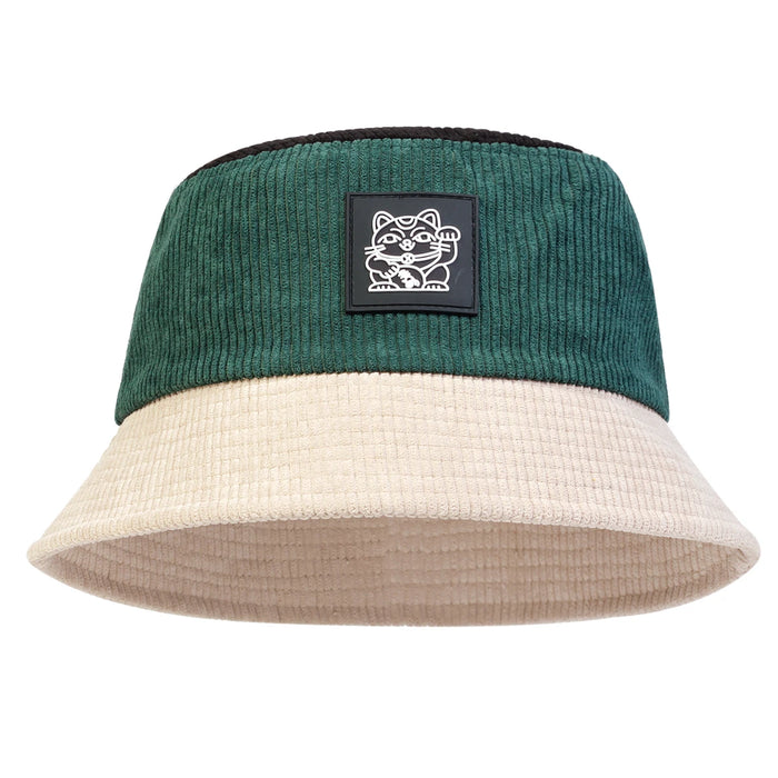 Cat Embroidered Bucket Hat For Sun Protection