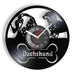 Retro Dachshund Vinyl Record Wall Clock