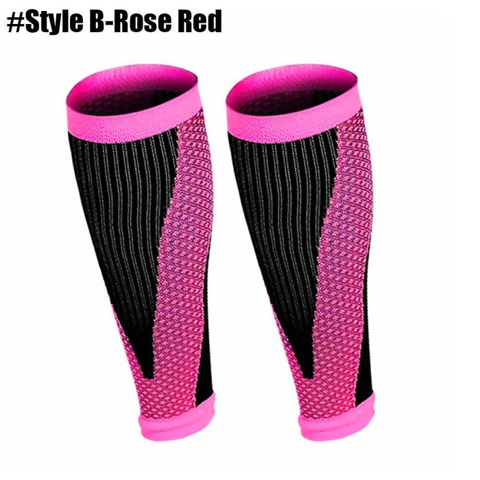 1Pair Sports Calf Moisture Wicking Leg Sleeves For Women Men Cycling Running Basketball