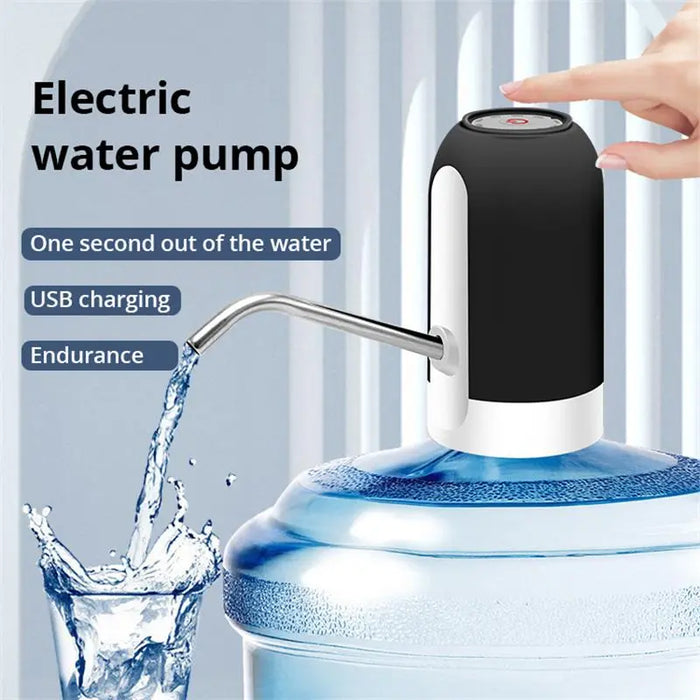 Usb Charging Water Bottle Pump One Button Automatic Switch