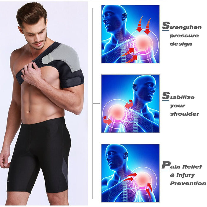 Shoulder Ice Pack Brace Therapy Support for Tendonitis Dislocated Joint Rotator Cuff