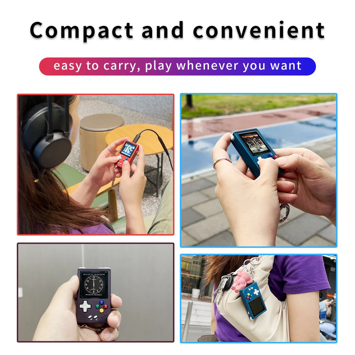 Nano Retro Handheld Game Console 1.54 Ips Screen 64g Tf