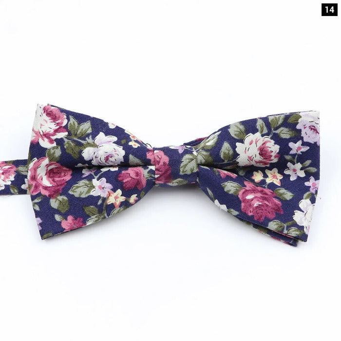 Colourful Floral Bow Ties Fashionable And Fun For Kids