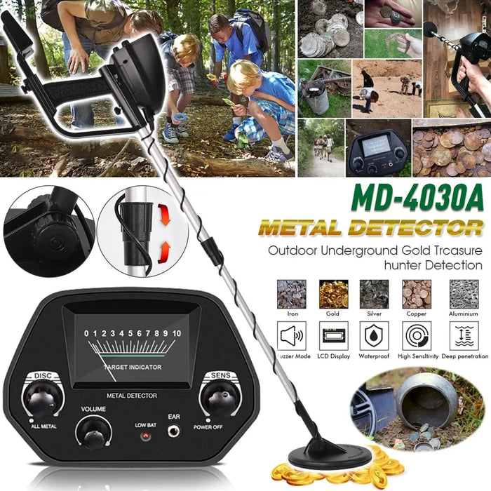 Md 4030 Metal Detector For Gold Hunting