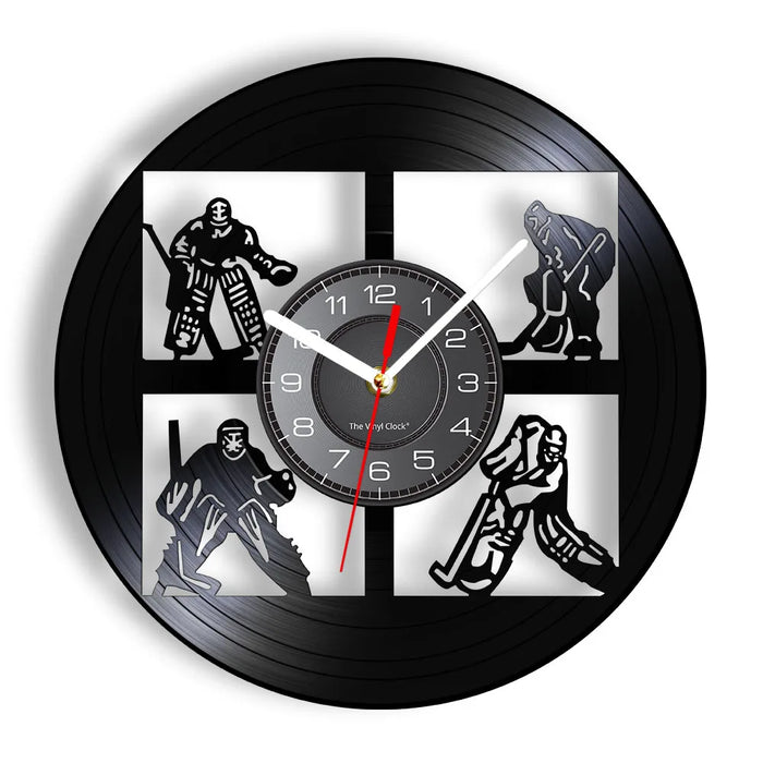 Usa Hockey Vinyl Record Wall Clock