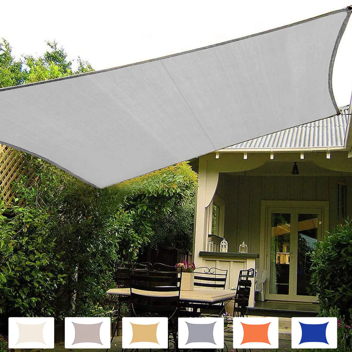 420d Waterproof Shade Sail Square Rectangle Sunshade Garden