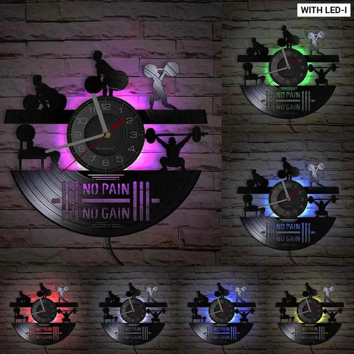 Motivational Workout Wall Clock