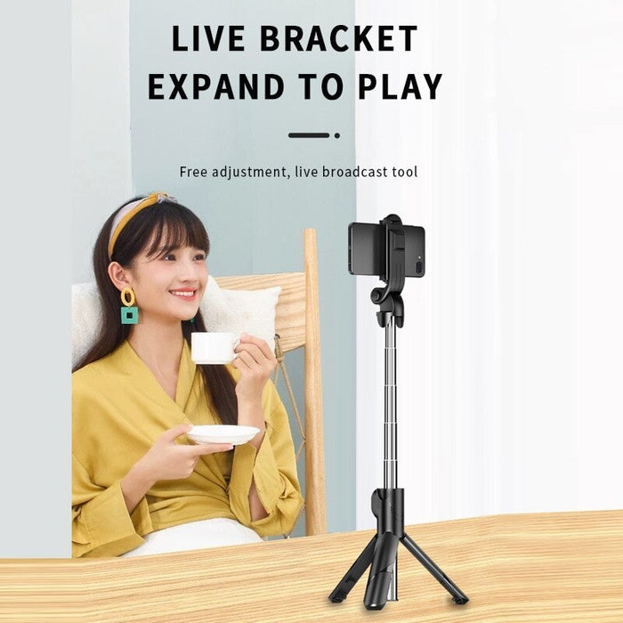 Bluetooth Selfie Stick Xt02p Horizontal and Vertical Shooting Mobile Phone Integrated Live Broadcast Bracket Selfie Stick