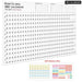 2024 Kawaii Wall Calendar Yearly Planner Memo Pad