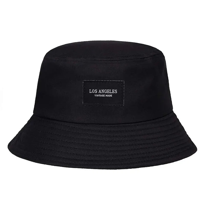 Sunscreen Bucket Hat La Letter Sticker