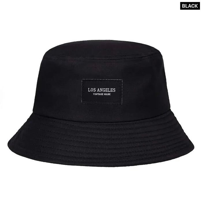 Sunscreen Bucket Hat La Letter Sticker