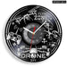 Uav Drone Pilot Vinyl Lp Wall Clock