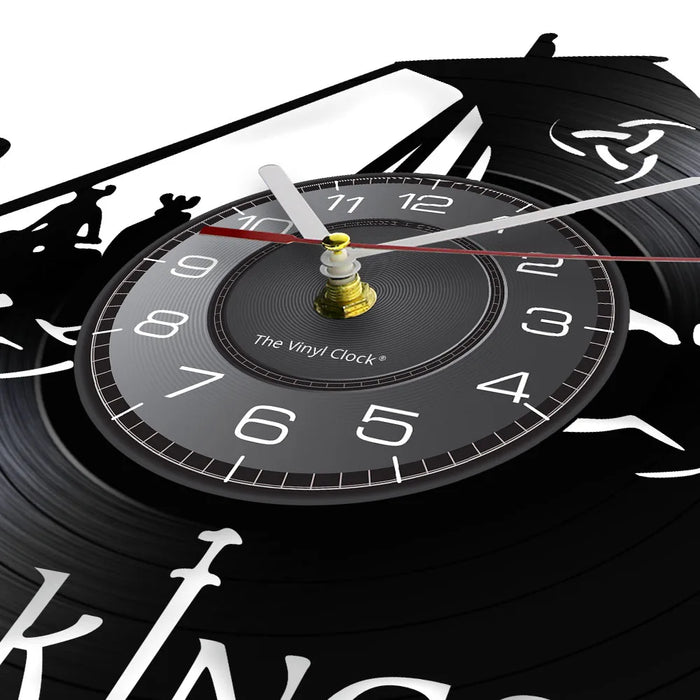 Vikings Vinyl Record Wall Clock