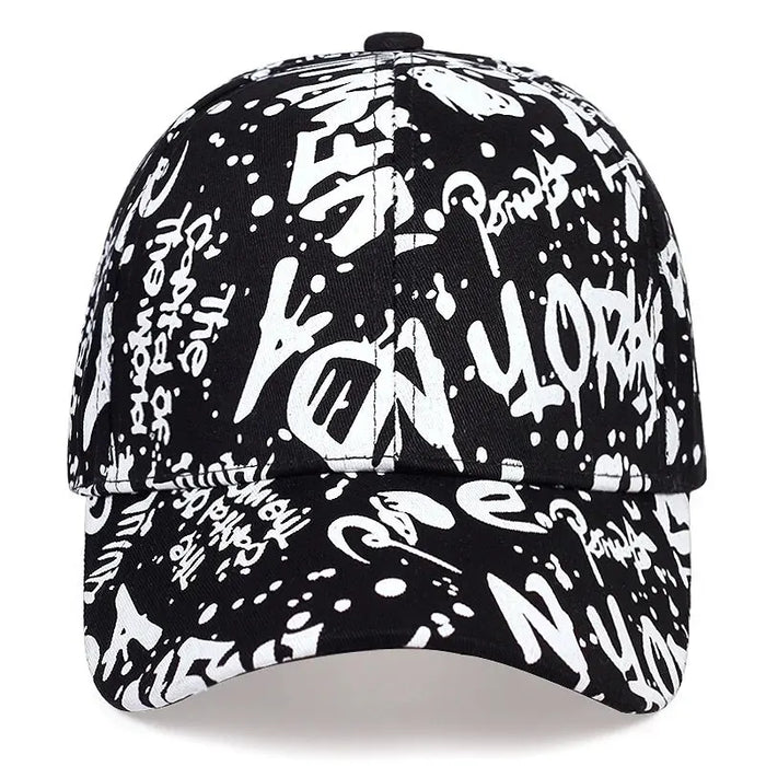 Spring / Autumn Graffiti Print Baseball Cap / Hat