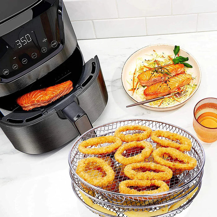 3 Layer Air Fryer Rack For Home Kitchen Oven