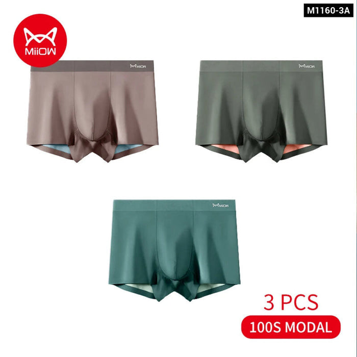 Pack Of 3 Modal Antibacterial Mens Boxers