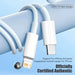 20w Fast Charging Cable For Iphone 13/12/11/14 Pro Max