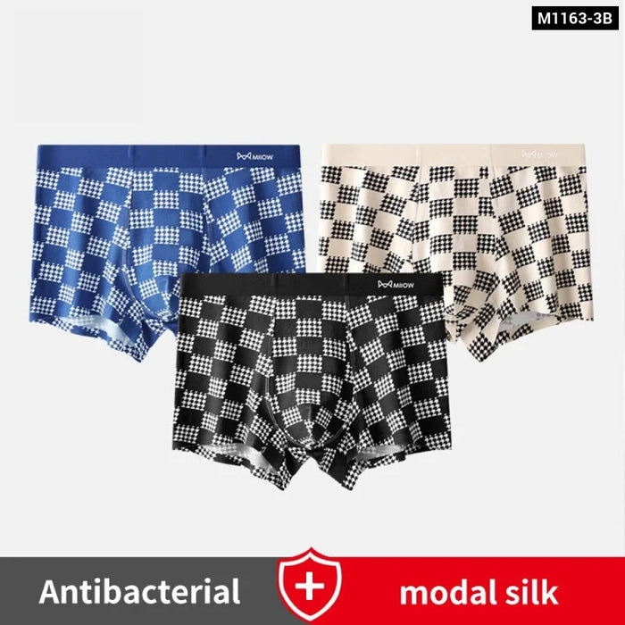 Pack Of 3 Soft Modal Mens Boxers