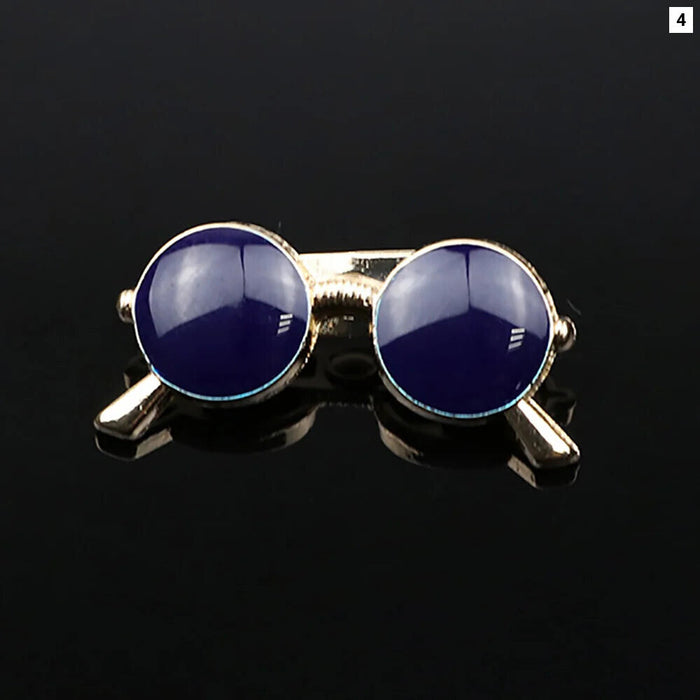 Alloy Glasses Brooch Enamel Pin For Men And Women