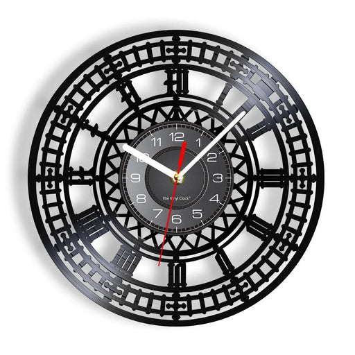 London Big Ben Vinyl Record Wall Clock