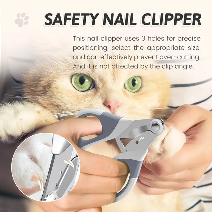 Pet Nail Clippers 3 Cutting Holes