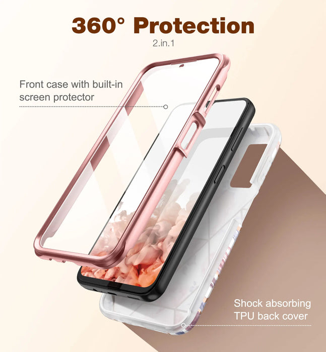 Shockproof Full Body Case For Samsung Galaxy A14 5G With Built In Screen Protector