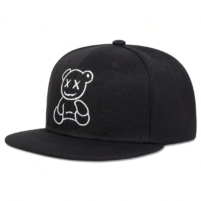 Adjustable Little Bear Embroidered Baseball Cap / Hat