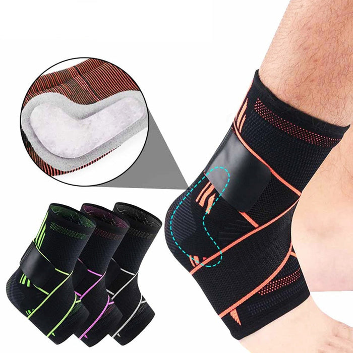 Elastic Compression Ankle Wraps For Basketball Football Volleyball