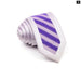 Mens Purple Geometric Tie For Weddings