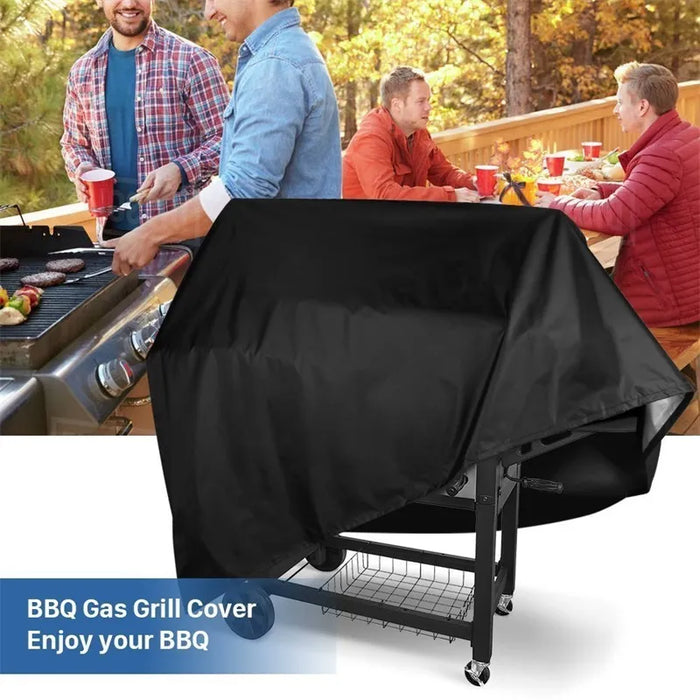 Outdoor Waterproof Barbecue Cover Weber Dust Cover Heavy Duty Snow Rain Protective Round BBQ Grill Cover