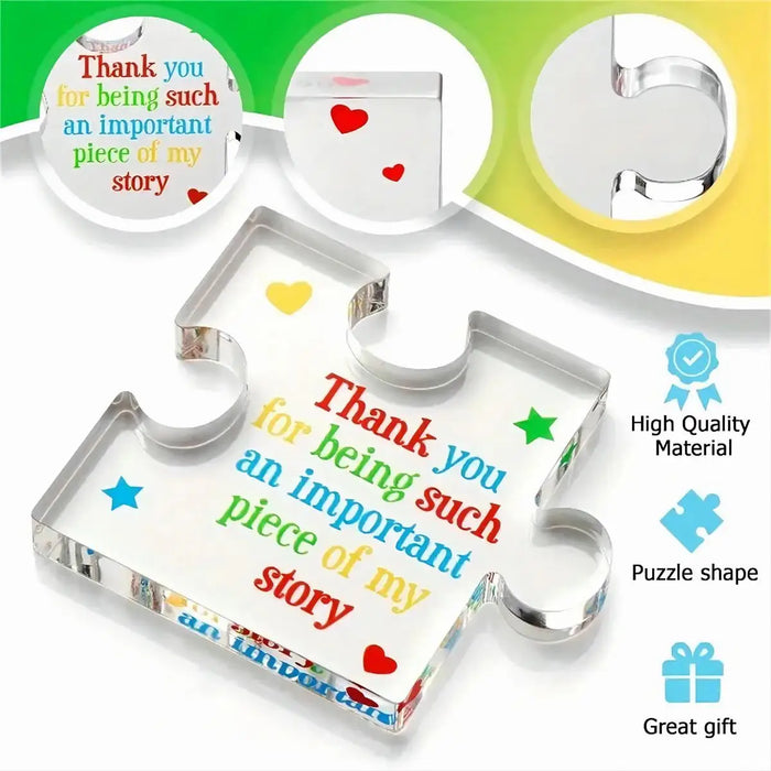 Essential Piece Acrylic Thank You Gift