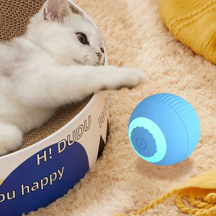 Usb Rechargeable Electric Cat Ball Toy For Interactive Play