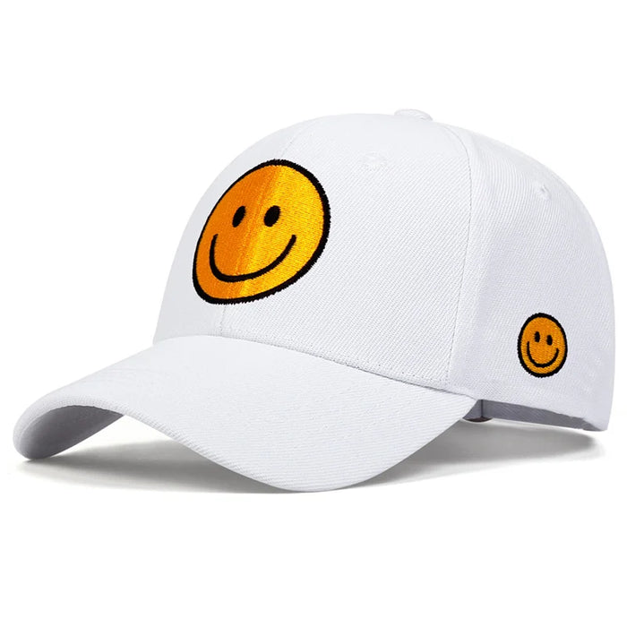 Adjustable Smiling Face Baseball Cap / Hat For Outdoor Wear