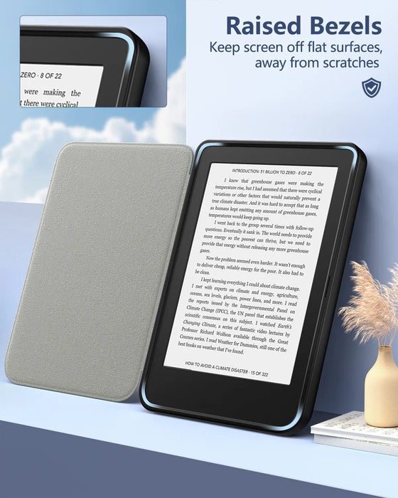 Ultra Slim Lightweight Anti-Scratch Smart Cover with Auto Wake/Sleep for Kobo Clara 2E 2020 Release