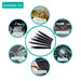 6pcs Precision Tweezers Set Esd Anti Static Stainless Steel