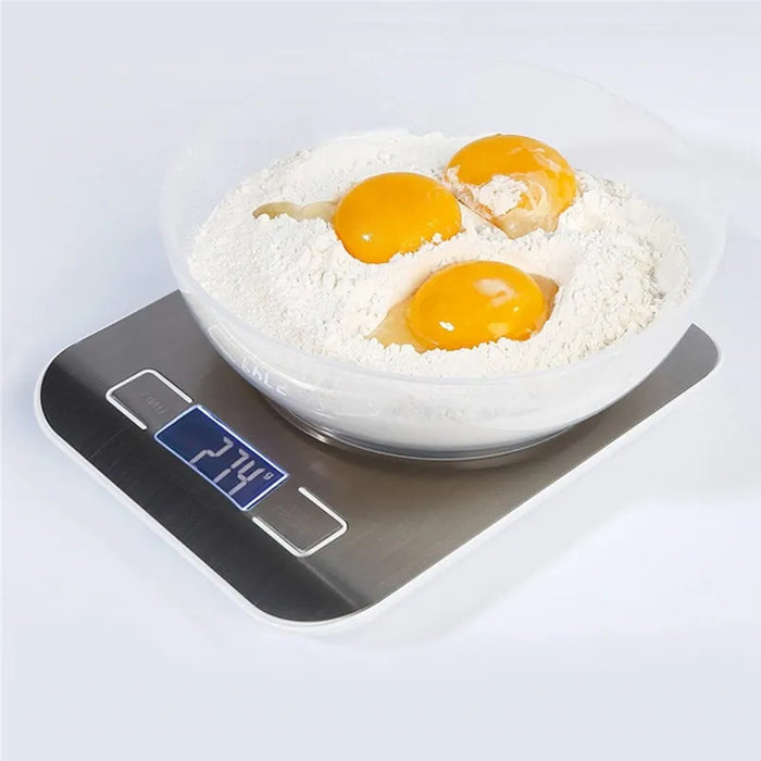 Rechargeable Stainless Steel Kitchen Scales
