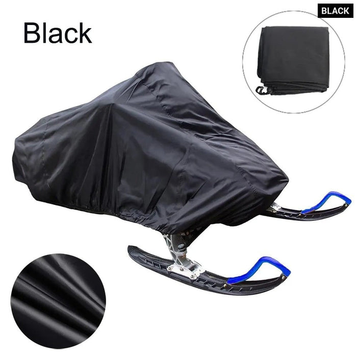 Snowmobile Cover Outdoor Waterproof Dust Trailerable Sled Cover Storage Anti-UV All-Purpose Cover