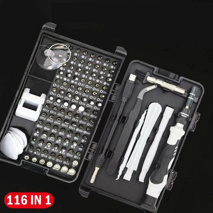 116 Piece Magnetic Screwdriver Set For Iphone Piece Watch Glasses Repair Professional Tool Kit