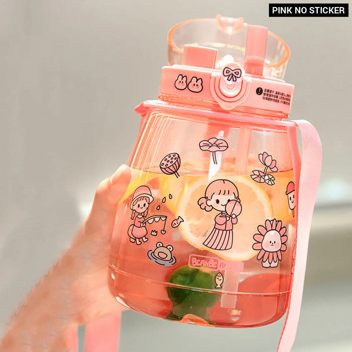 1.3l Straw Cup For Kids And Adults