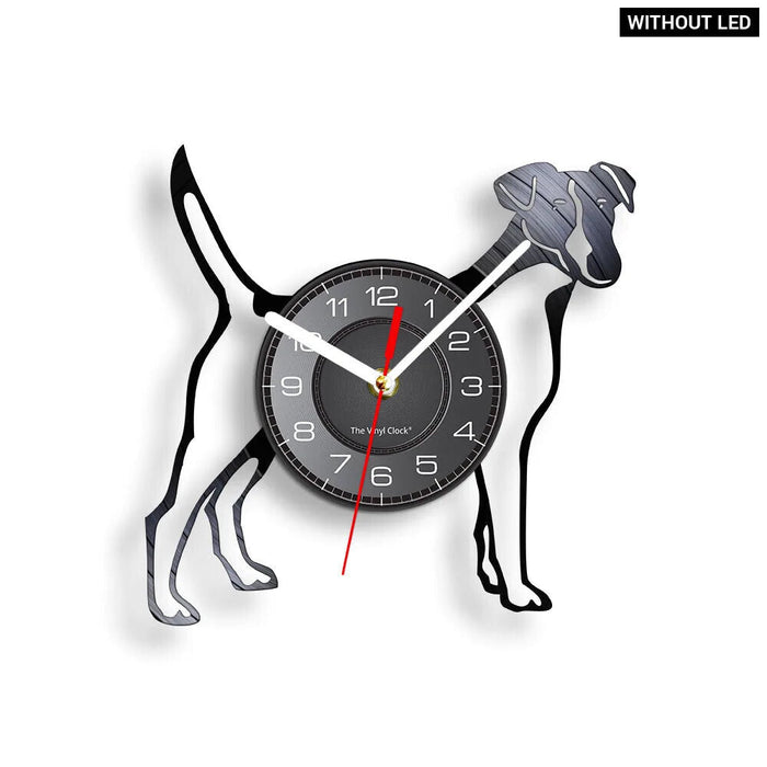 Jack Russell Terrier Vinyl Lp Wall Clock