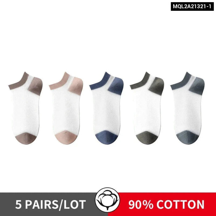 Breathable Anti Slip Mens Ankle Socks