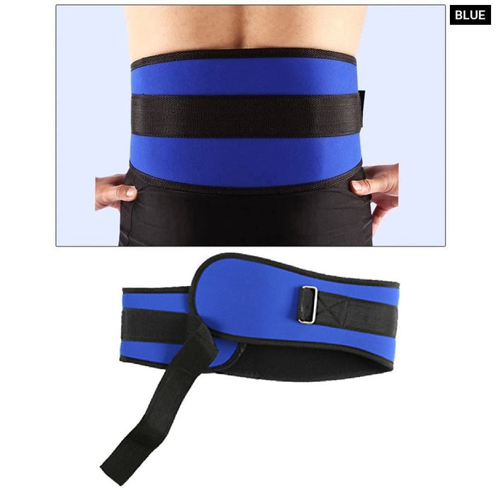 Weight Lifting Back Support Workout Belt with Metal Buckle for Men Women