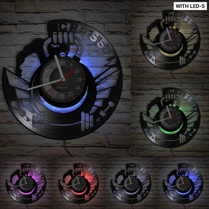 Silent Fitness Gym Wall Clock