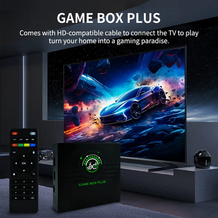 Q6 Retro Game Box 2.4G Wireless Tv Console 10000 Games