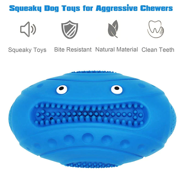 Durable Rubber Dog Chew Toy Non Toxic Squeaky Pet Toy